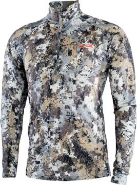 Термосвитер Sitka Gear Merino Core Lightweight Half-Zip. Размер - Цвет: Optifade Elevated II
