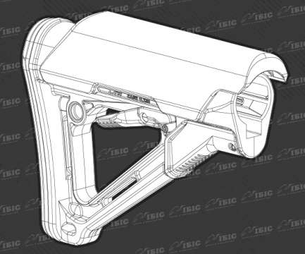 Щека для приклада Magpul CTR/MOE® 0.50”