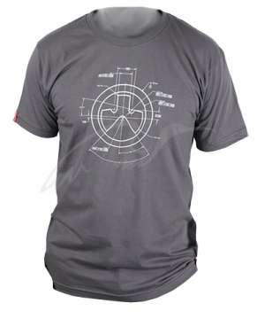 Футболка Magpul Honest Engineering сіра бавовна з кресленням