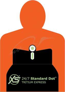 Комплект мушка і цілик XS Sights Tritium для Beretta 92,96