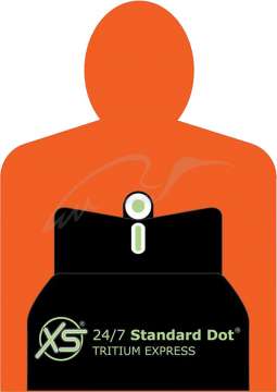 Комплект мушка і цілик XS Sights Tritium для Beretta 92 Vertec/92a1