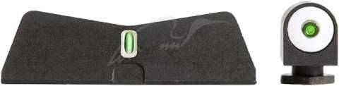 Комплект мушка і цілик XS Sights Tritium для Glock17,19,22-24,26,27,31-36,38