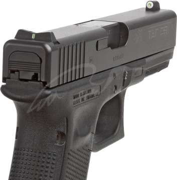 Комплект мушка і цілик XS Sights Tritium для Glock17,19,22-24,26,27,31-36,38