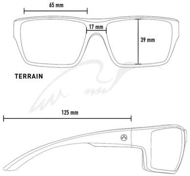 Очки баллист. Magpul Terrain Поляризац. Цвет - черный