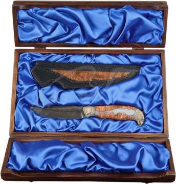 Нож R.A.Knives "Сокол. Мозаичный дамаск"