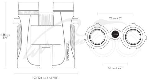 Бинокль Hawke Endurance ED 10x32 Green