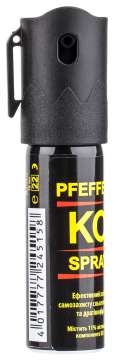 Газовый баллончик Klever Pepper KO Spray спрей. Объем - 15 мл