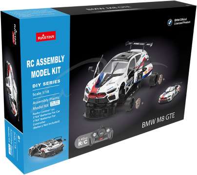 Конструктор Rastar BMW M8 GTE 1:18