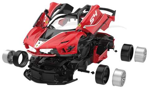 Конструктор Rastar Ferrari 1:18