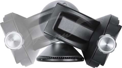 Головка штативна Leofoto MH-60 з затискачем ARCA. З ручкою і рівнем