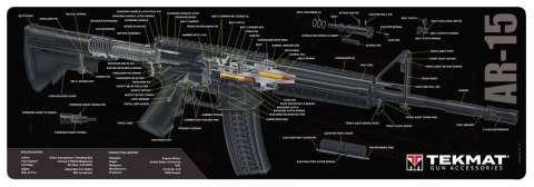Коврик для оружия Tekmat AR-15 Cut Away