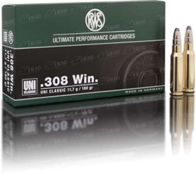 Патрон RWS кал.308 Win пуля UNI Classic масса 11,7 г