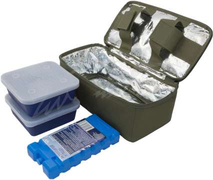 Термосумка Acropolis ТСН-2 з акк. холоду і 2ма коробками для наживки 29х15х11см