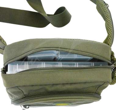 Сумка на пояс Acropolis СДС-3 для спиннингиста (с коробками)