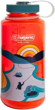 Бутылка Nalgene Wide Mouth Retro 1 L. Fisherman