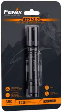 Фонарь Fenix E20 V2.0 ц:black