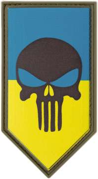 Патч МИД Каратель. Черный/сине-желтый