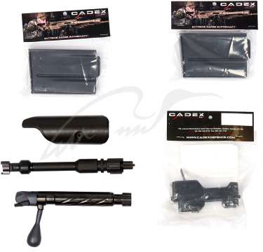 Карабін Cadex CDX-MC Kraken кал. 300 Norma Mag 26’’. Доп.ствол 24’’ кал. 308 Win. Доп.ствол 26" кал. 6,5 Creedmoor. Різьби 3/4-20. Затвор змінний (тип В). ДГК МХ1