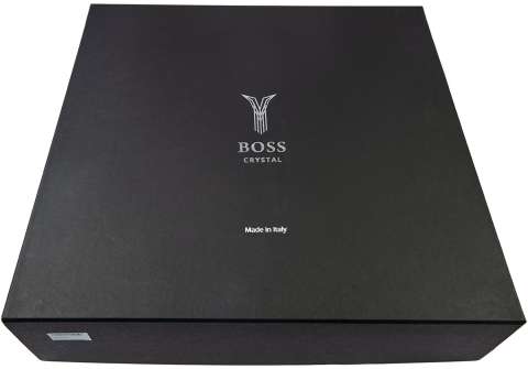 Подарунковий набір склянок для віскі Boss Crystal "Гербовий з козаками": графін