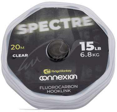 Флюорокарбон RidgeMonkey Connexion Spectre Fluorocarbon Hooklink 20m 15lb/6.8kg