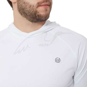 Реглан FHM Mark Hoodie UPF +50 ц:белый