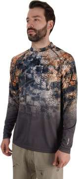 Реглан FHM Mark Evo V2 UPF +50 ц:серо-оранжевый/серый