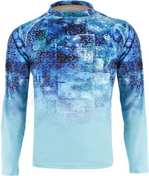 Реглан FHM Mark Evo V2 XXL UPF +50 ц:голубой/мятный