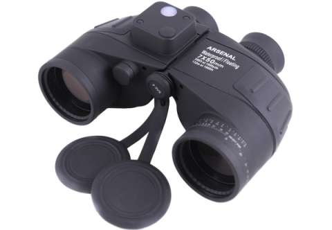 Бинокль Arsenal 7х50, морской, чёрный (NB61-0750C1 Black)