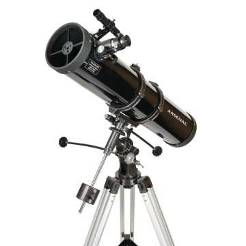 Телескоп Arsenal - Synta 130/900, EQ2, рефлектор Ньютона, с окулярами PL6.3 и PL17 (1309EQ2)