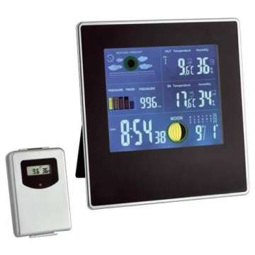 Метеостанция TFA Gallery цветной ЖК-дисплей 160x28x170 мм 351126