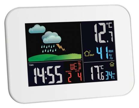 Метеостанция TFA Primavera цветной ЖК-дисплей 175x26x125 мм 35113602