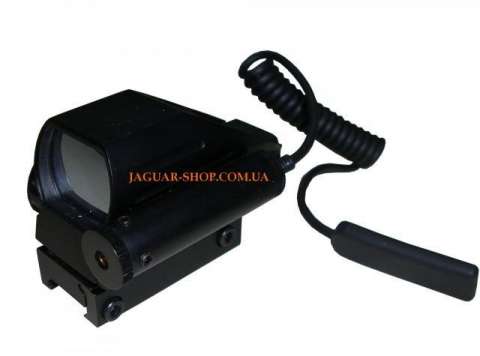 Прицел 1х22х33 коллиматорный с ЛЦУ Walther (4маркера, 2цвета) крепление 21мм