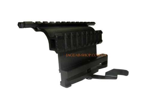 Крепление М052 боковое быстросъемное на 2 базы для АК, СКС, Вепрь