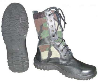 Берцы охототничьи легкие (камуф.вставка)