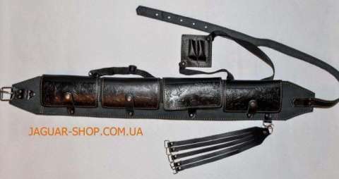 Патронташ закрытый Феникс кожа 24 патрона