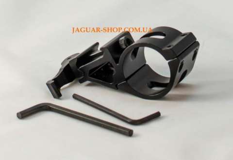 Крепление К-62/1 к прицелу  d=30мм 21мм со смещением быстросъемное