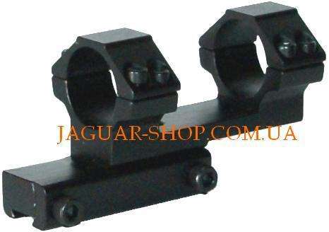 Крепление КМ-08 монолитное низкое 11 мм со смещением основной консоли (2 болта)