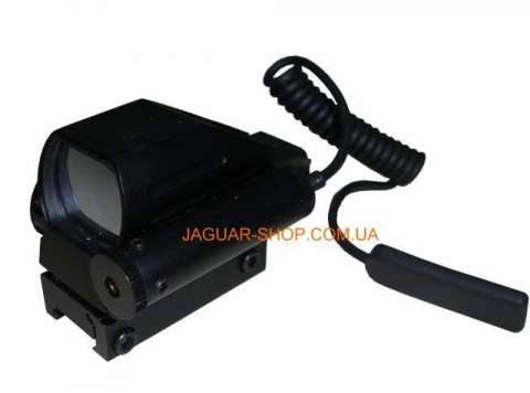 Прицел 1х22х33 коллиматорный с ЛЦУ Walther (4маркера, 2цвета) крепление 11мм