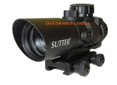 Прицел  4х32 Sutter маркер 3 цвета, крепление 21мм и 11мм