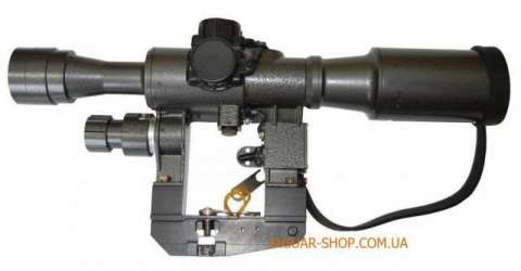 Прицел  ПО6х36Е-1 с дальномерной шкалой, боковое крепление