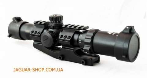 Прицел  1-4х28E Trinity Force 3 подсветки 30мм сетка R19 крепление 21мм быстросъемное