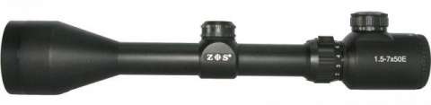 Прицел 1,5-7х50 Е ZOS с подсветкой точки