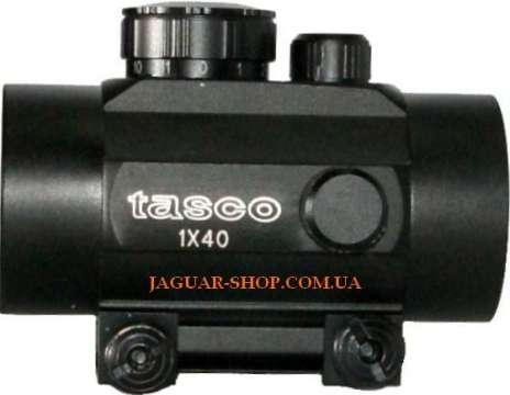 Прицел 1х40 Tasco коллиматорный с креплением 21 мм на планку Weaver