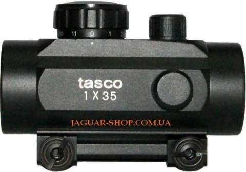 Прицел 1х35 Tasco коллиматорный с креплением 21 мм на планку Weaver
