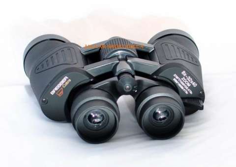 Бинокль 8-32х40 Bresser черный