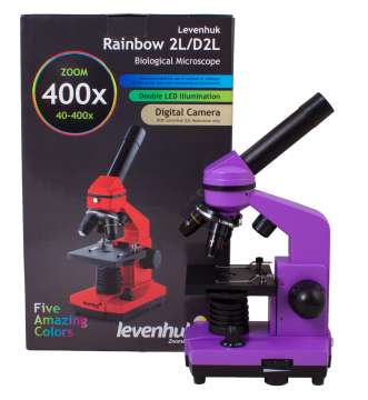 Микроскоп Levenhuk Rainbow 2L Amethyst\Аметист