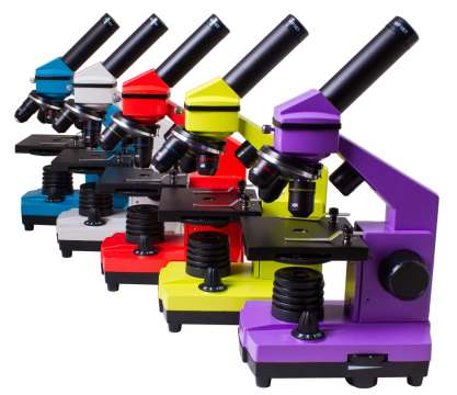 Микроскоп Levenhuk Rainbow 2L PLUS Azure\Лазурь