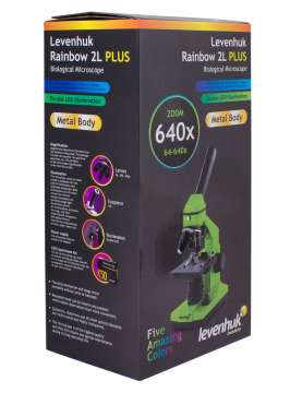 Микроскоп Levenhuk Rainbow 2L PLUS Orange\Апельсин