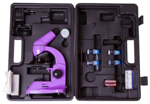 Микроскоп Levenhuk Rainbow 50L PLUS Amethyst\Аметист