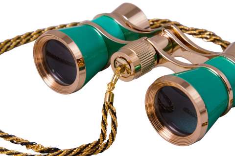 Театральный бинокль с цепочкой Levenhuk Broadway 325C Lime